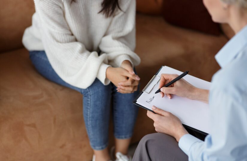 Doctor Taking Notes While Patient is Speaking