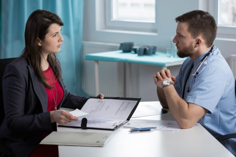 Man In A Consultation With A Stress Specialist